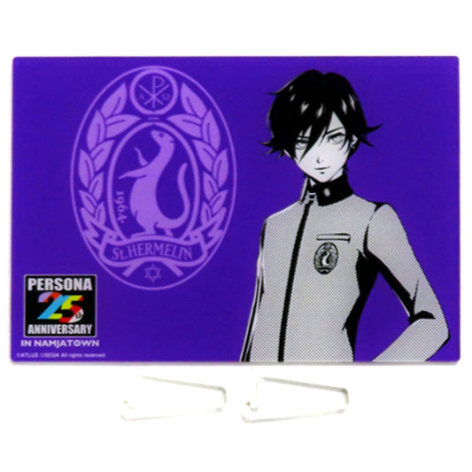 Protagonist Revelations Persona A Prize Acrylic Board Persona 25th Anniversary in Namjatown Minigame Persona Summon Roulette [USED]