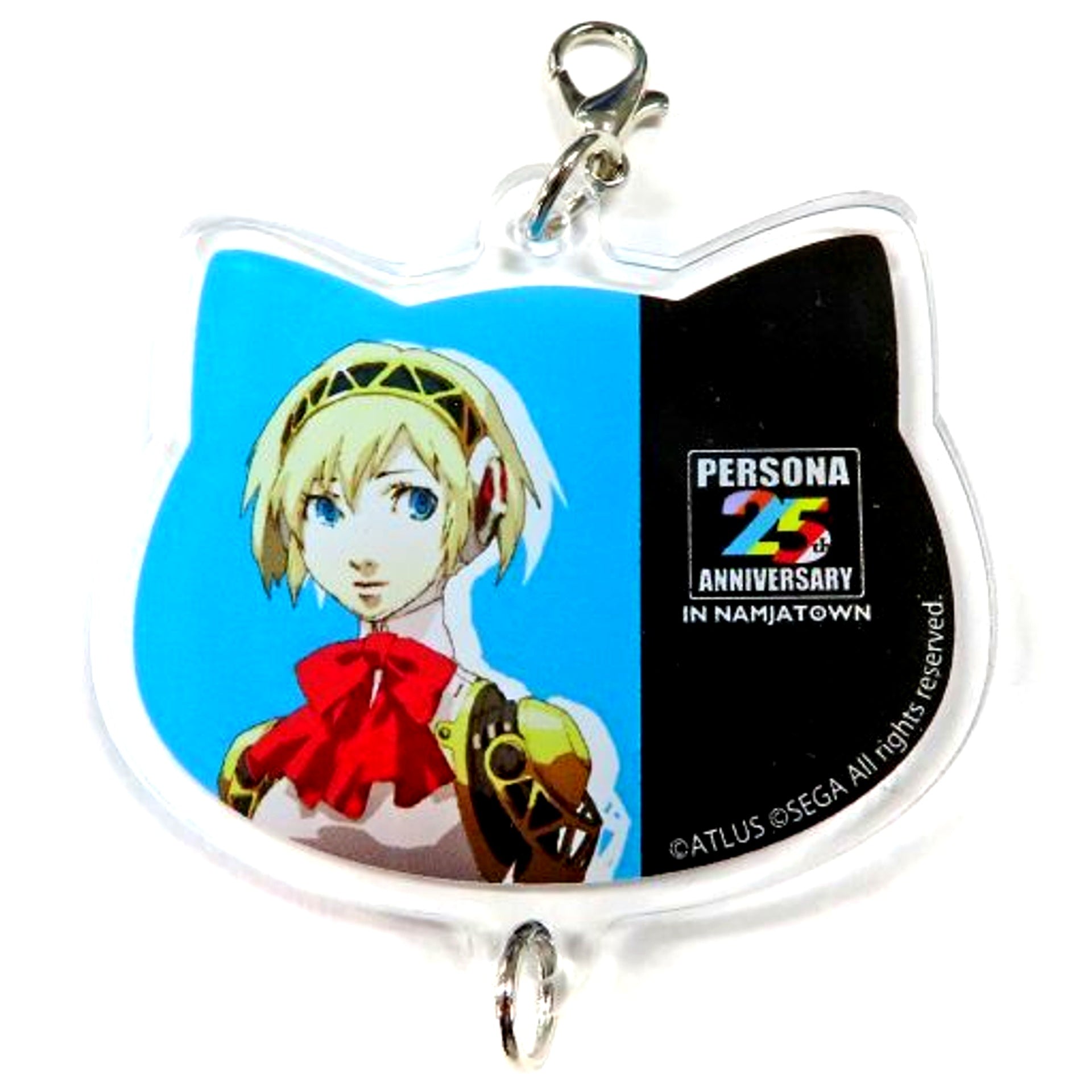 Aigis Persona 3 Persona 25th Anniversary in Namjatown Mini Game Summon Roulette Prize B Connectable Acrylic Charm [USED]