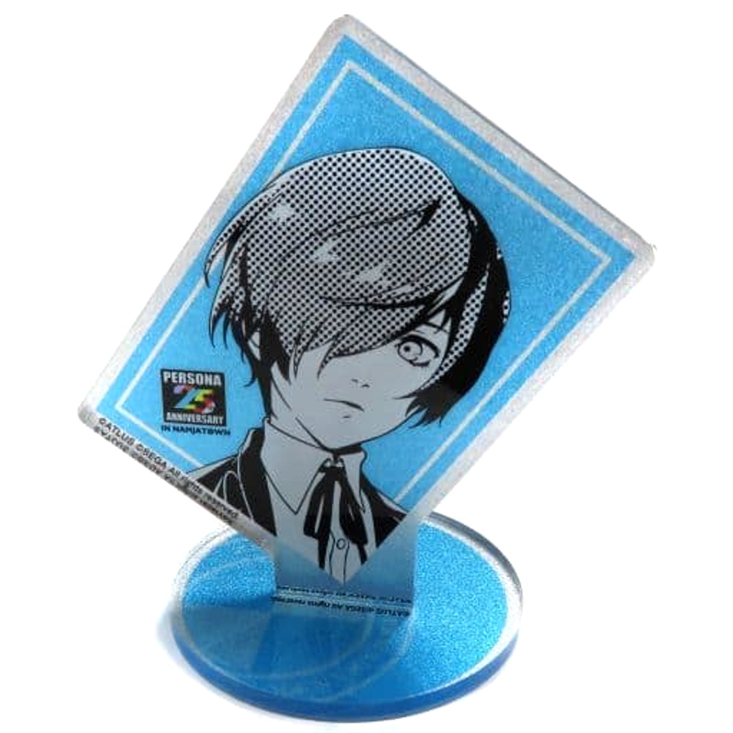 Persona 3 Protagonist Man Acrylic Stand Natural Proportions Persona 25th Anniversary in Namjatown Exclusive Acrylic Stands [USED]
