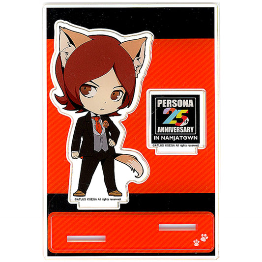 Protagonist Persona 2 Innocent Sin Mini Character Acrylic Stand Persona 25th Anniversary in NAMJATOWN [USED]
