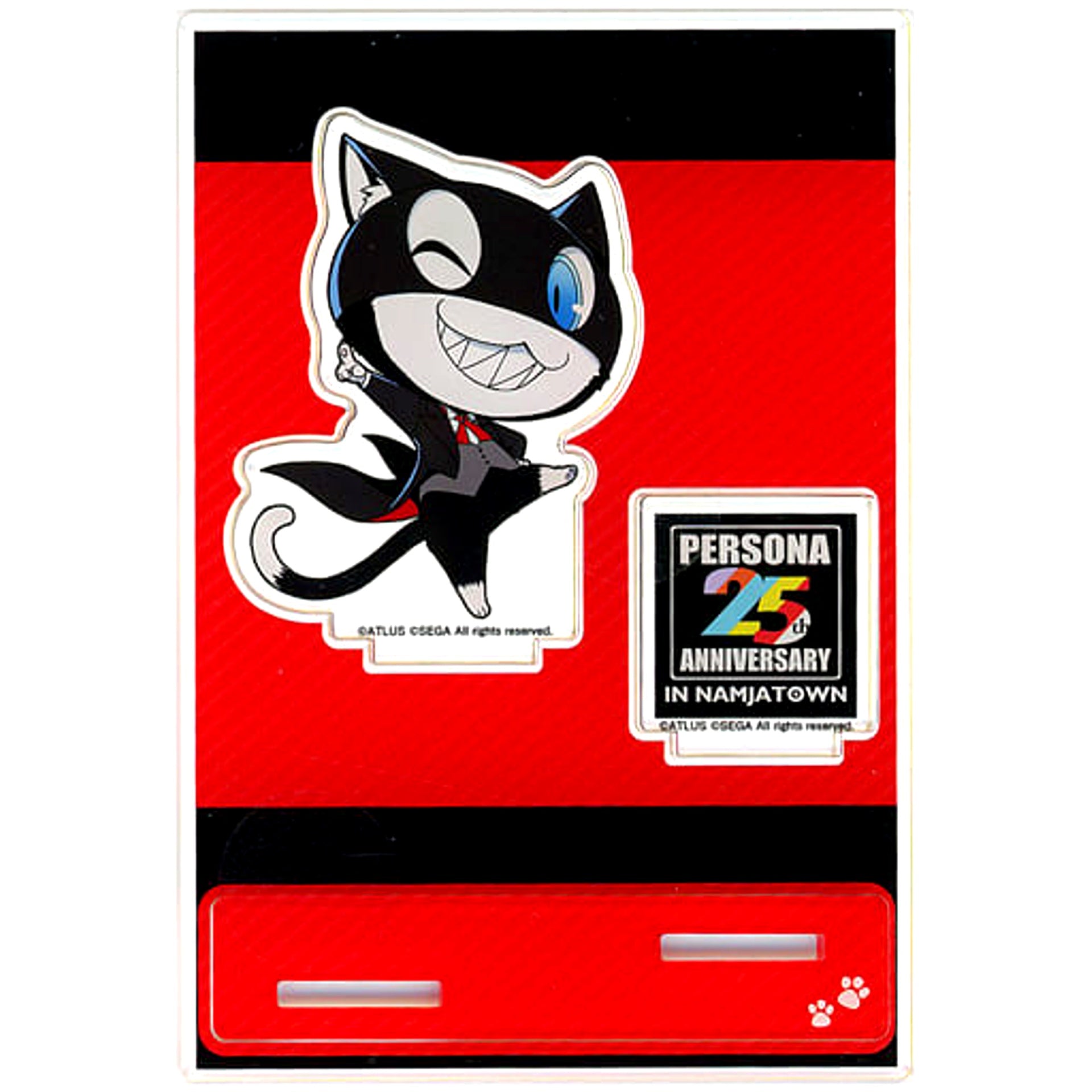 Morgana Persona 5 Persona 25th Anniversary in Namja Town Mini Chibi Acrylic Stand [USED]