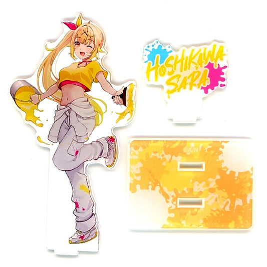Hoshikawa Sara Acrylic Stand Virtual YouTuber Nijisanji NIJI GRAFFITI Goods [USED]