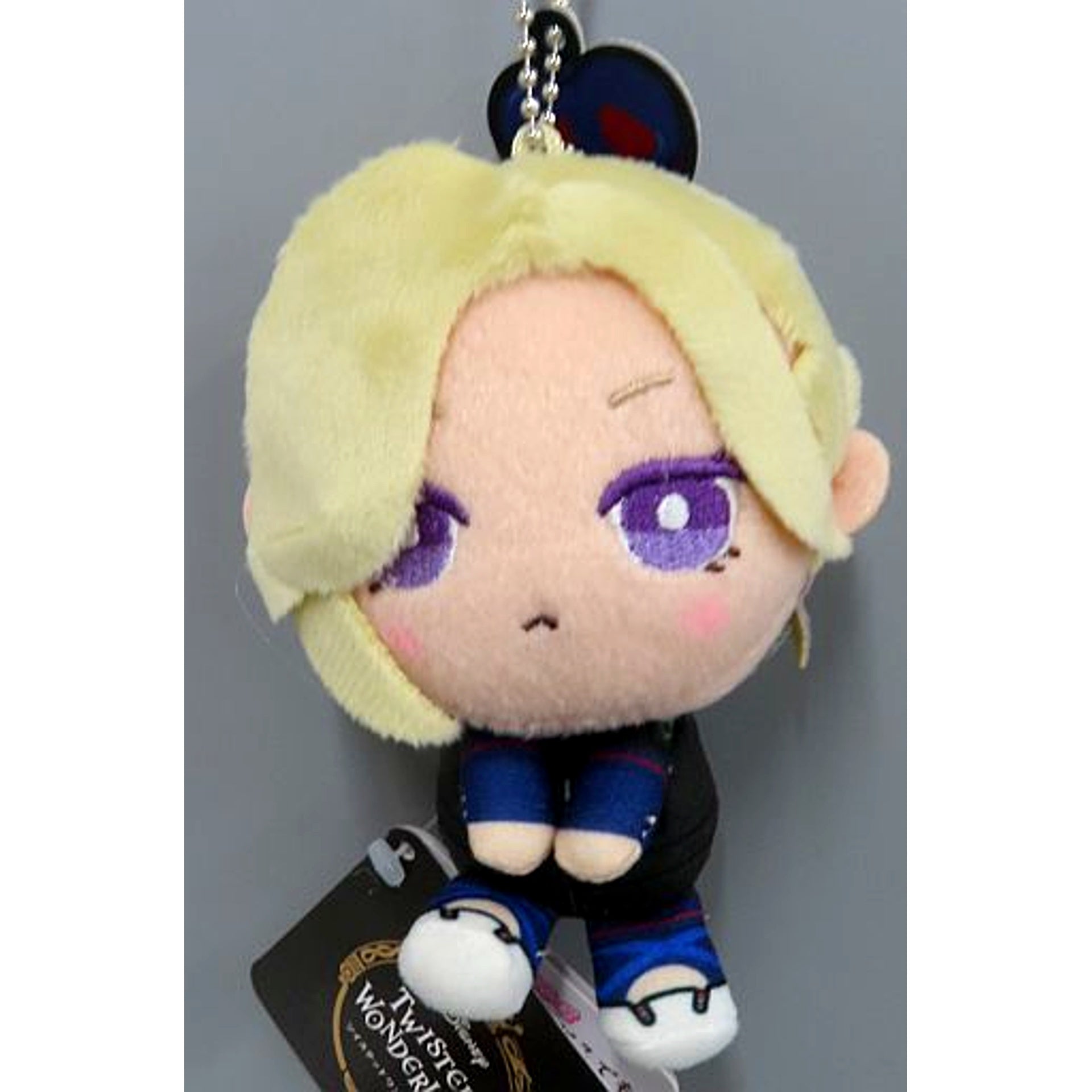 Vil Schoenheit Disney Twisted-Wonderland & you More Plus Gym Uniform Keychain Mascot Pomefiore Dorm & Ignihyde Dorm [USED]
