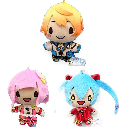 Hatsune Miku: Colorful Stage! Tsukasa Tenma & Others More Plus Mascot Wonderlands X Showtime Vol.1 All 3 Types Set Keychains [USED]