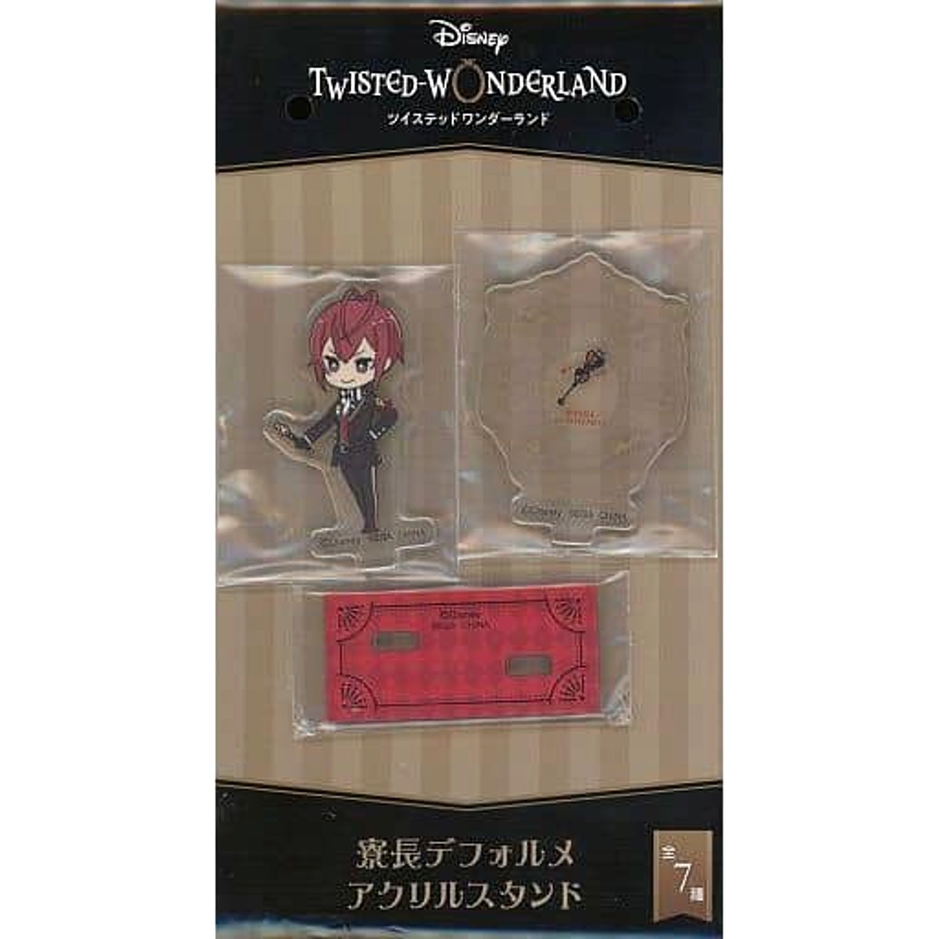 Disney Twisted-Wonderland Riddle Rosehearts Dorm Leader Chibi Acrylic Stand Acrylic Stands [USED]