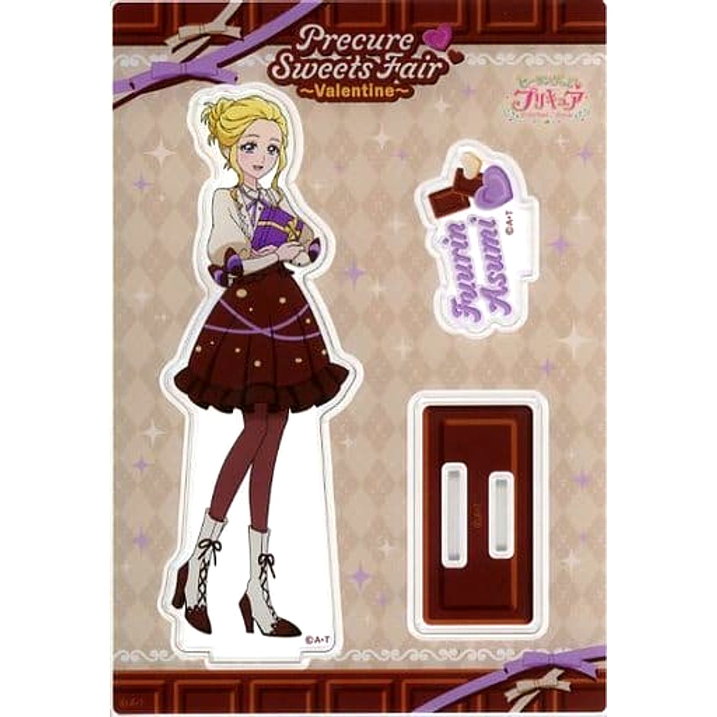 Asumi Fuurin Pretty Cure Series PRECURE Sweets Fair Valentine Acrylic Stand [USED]