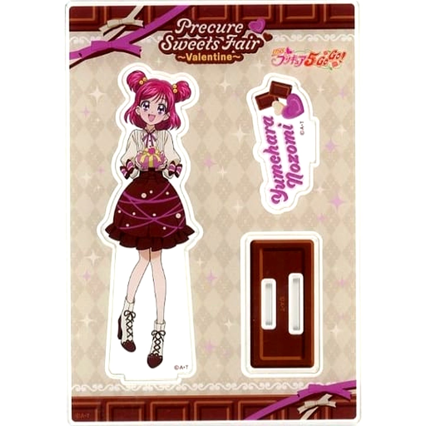 Nozomi Yumehara Yes! Precure 5 GoGo! Precure Sweets Fair Valentine Acrylic Stand [USED]