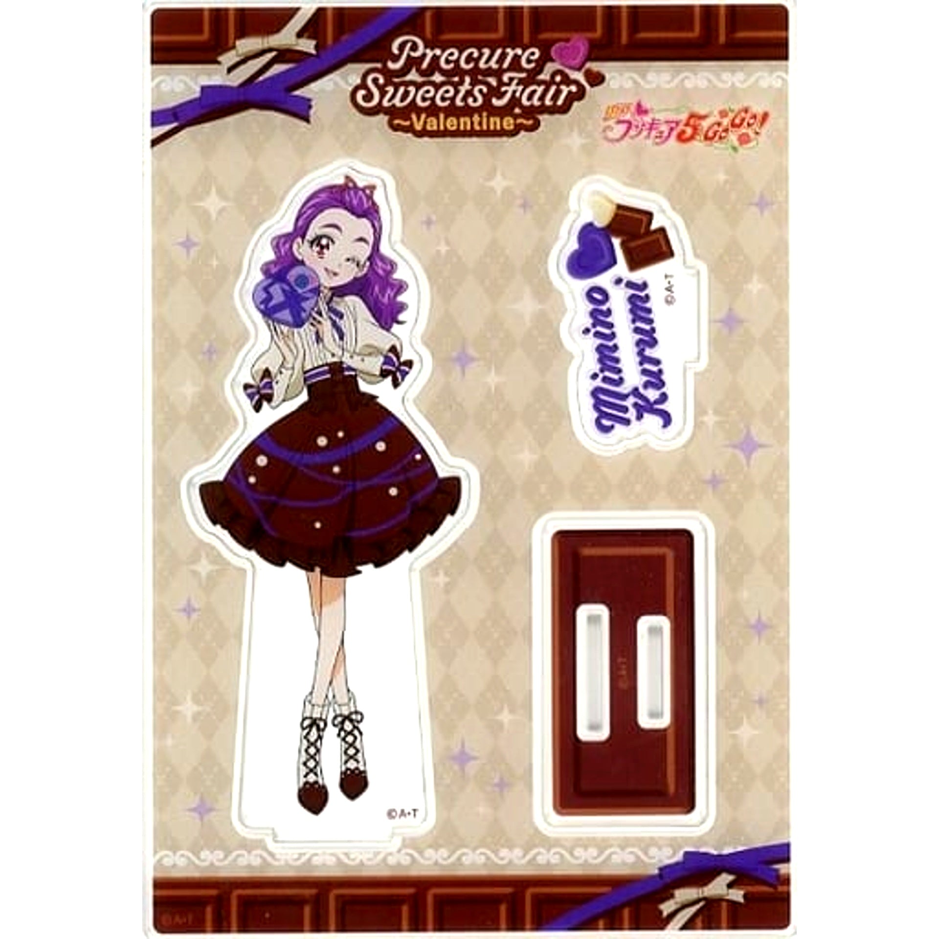 Kurumi Mimino Pretty Cure Series PRECURE Sweets Fair Valentine Acrylic Stand [USED]