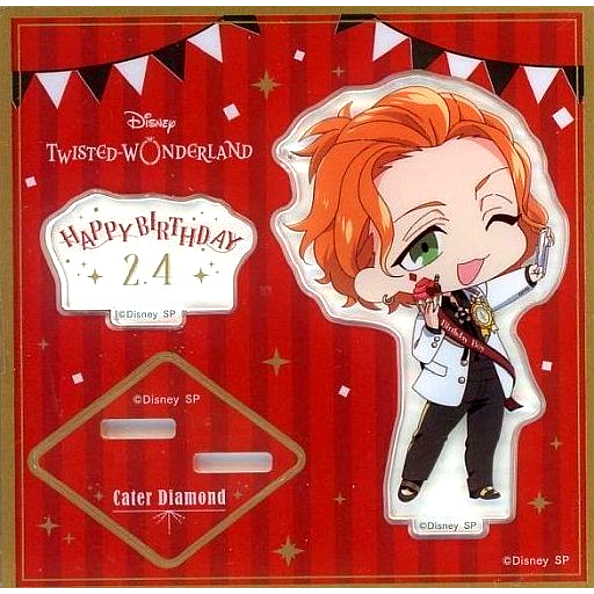 Cater Diamond Single Item Disney Twisted Wonderland Birthday Set Acrylic Stand [USED]