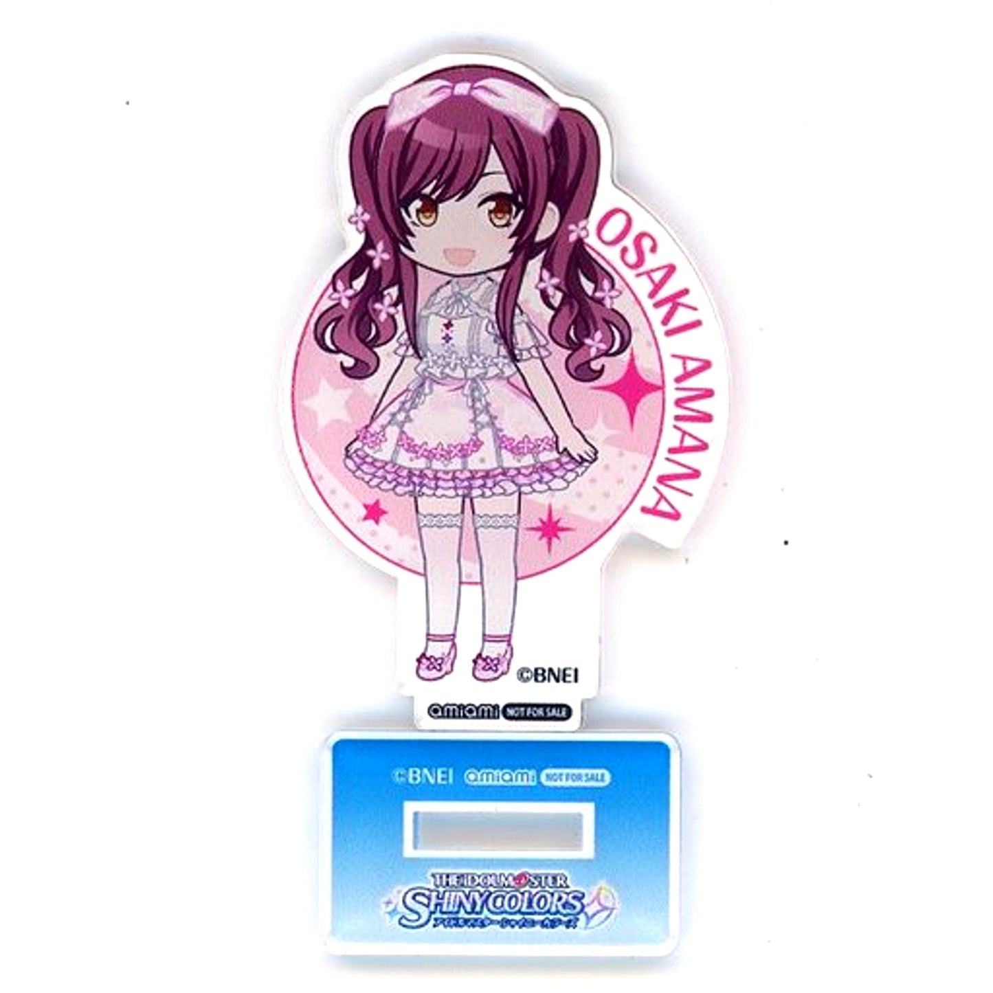 Amana Osaki THE IDOLM@STER SHINY COLORS Mini Acrylic Figure Stand Devoting Linne Ver. AmiAmi Ltd Bonus [USED]