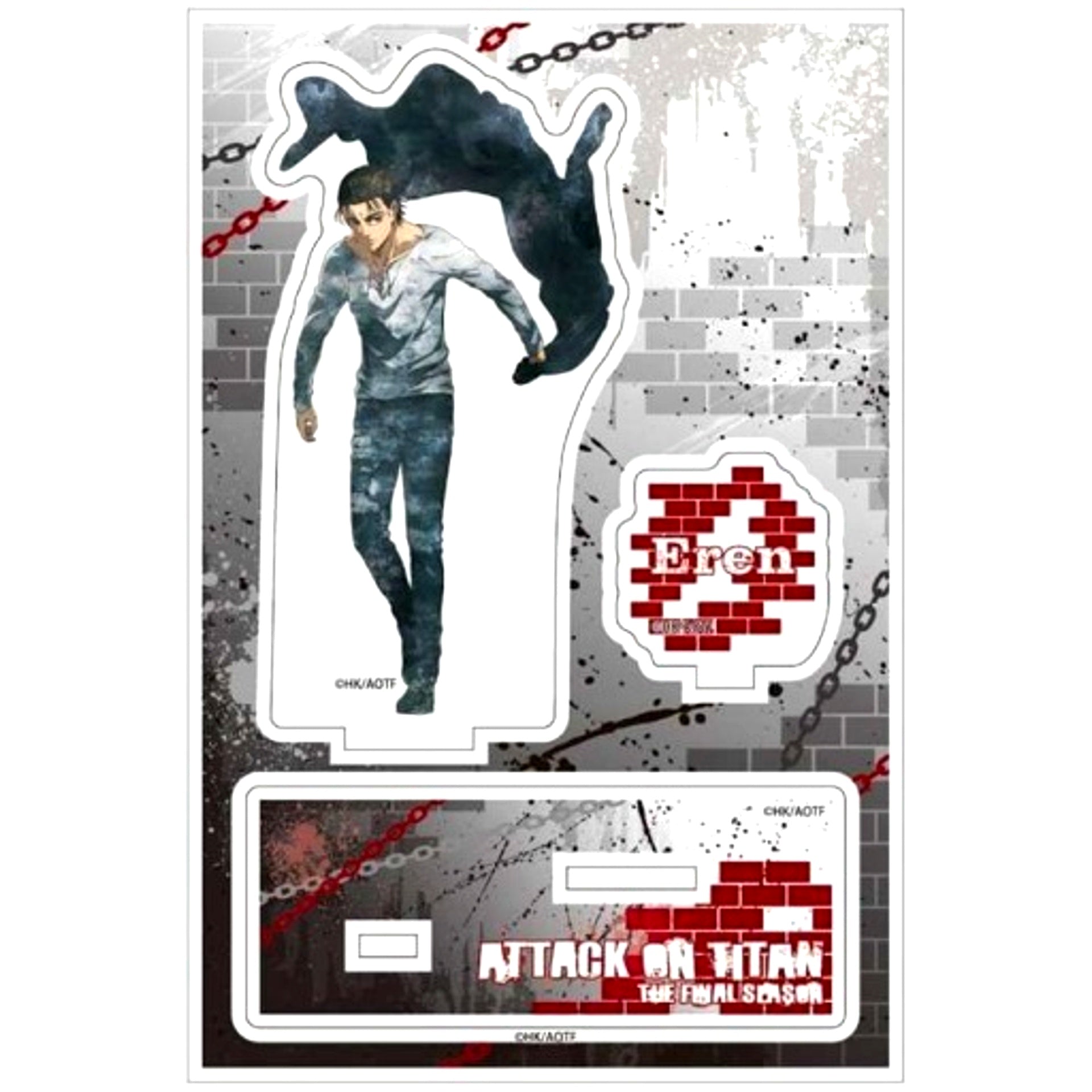 Eren Yeager Grunge Acrylic Stand Jr. Attack on Titan The Final Season [USED]