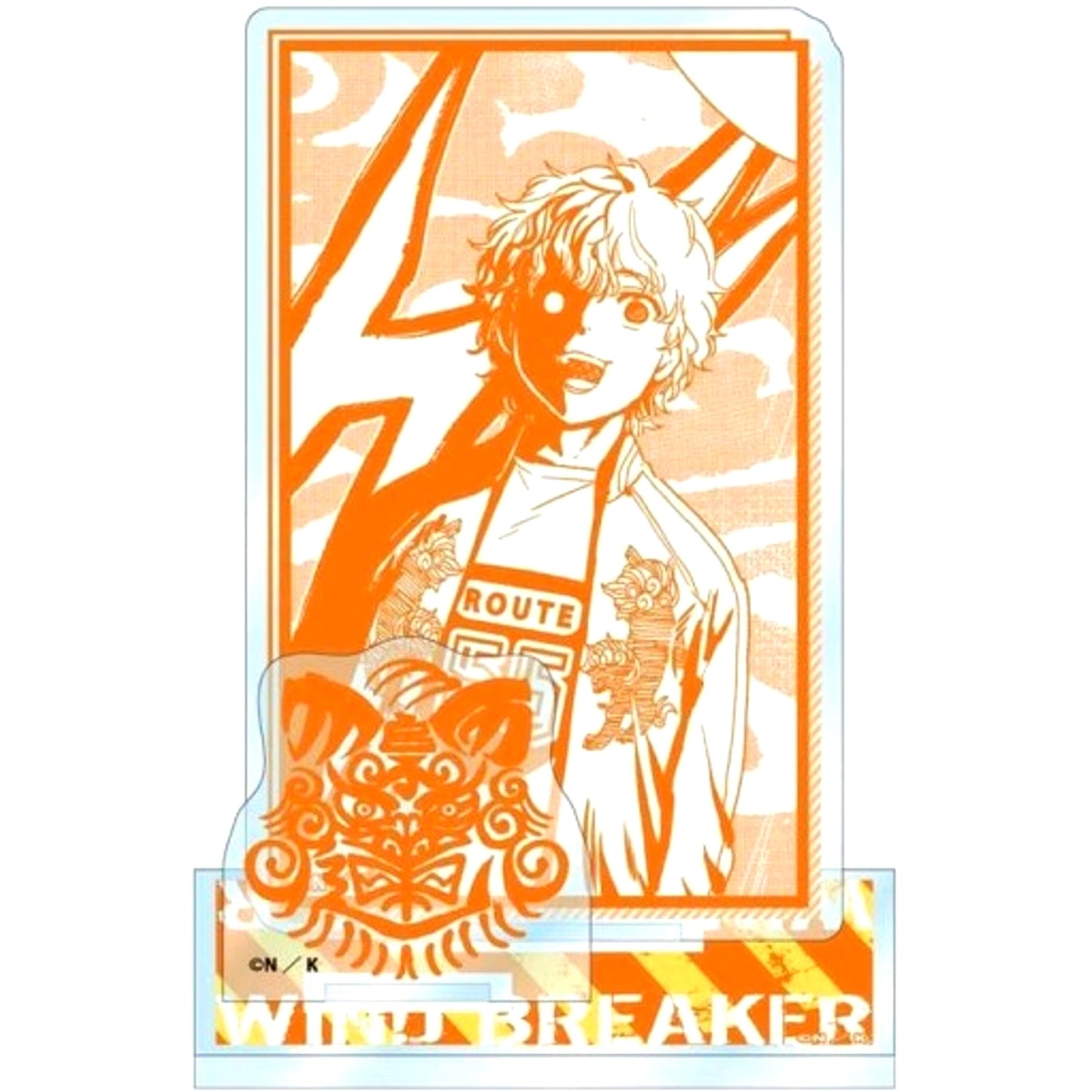 Choji Tomiyama Wind Breaker Acrylic Stand Jr. [USED]