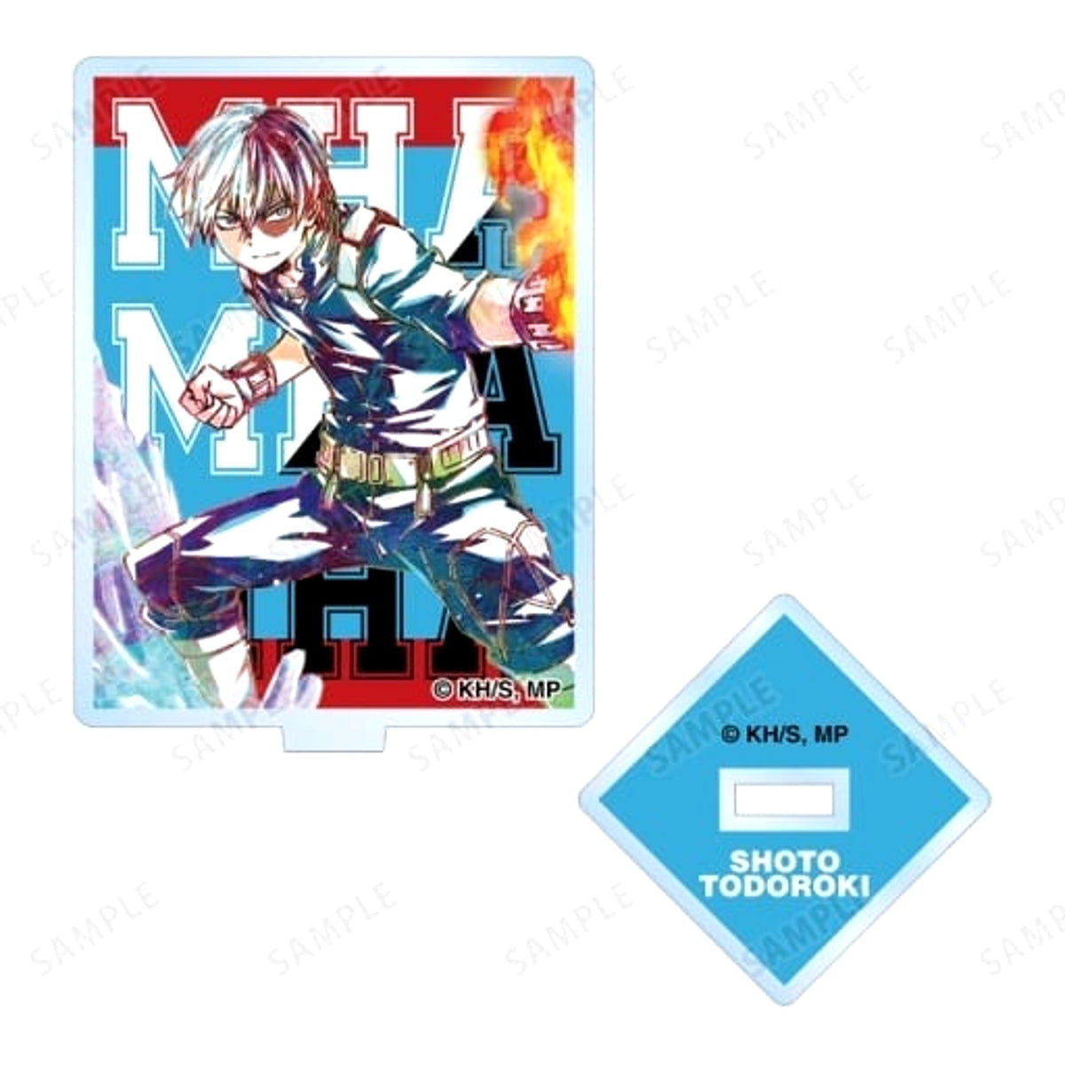 My Hero Academia Trading Ani-Art Acrylic Stand Vol.3 Full Body ver. Shoto Todoroki Acrylic Stands [USED]