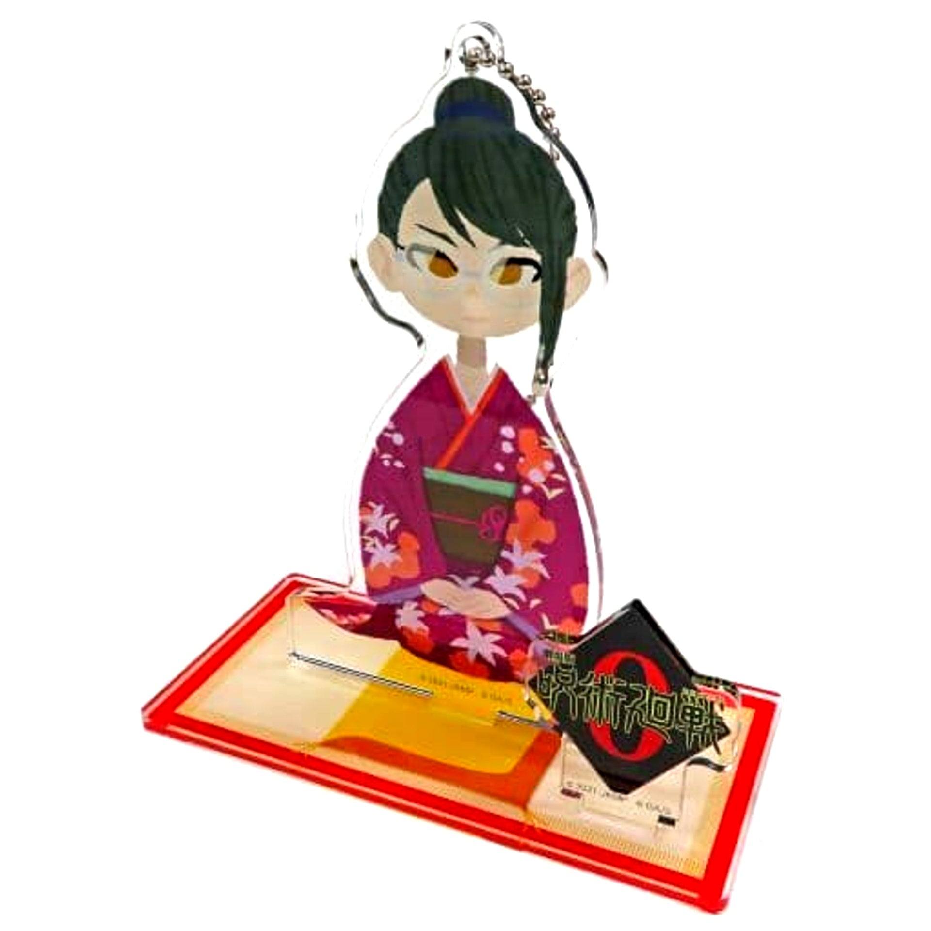 Maki Zenin Jujutsu Kaisen 0 Acrylic Stand Kneeling Illustration [USED]