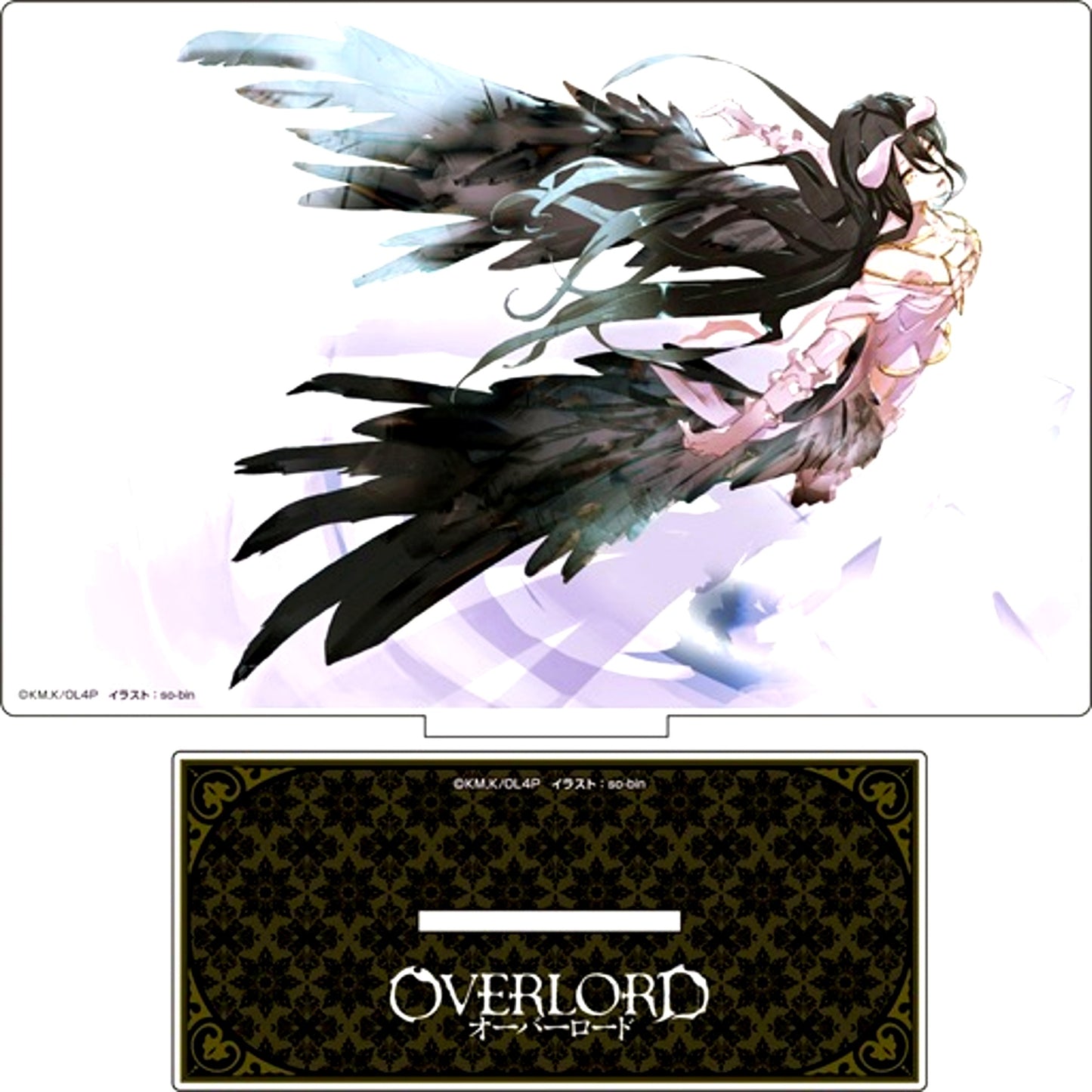 Albedo White Background Acrylic Art Stand Overlord Pop Up Shop in Shinjuku Marui Annex [USED]
