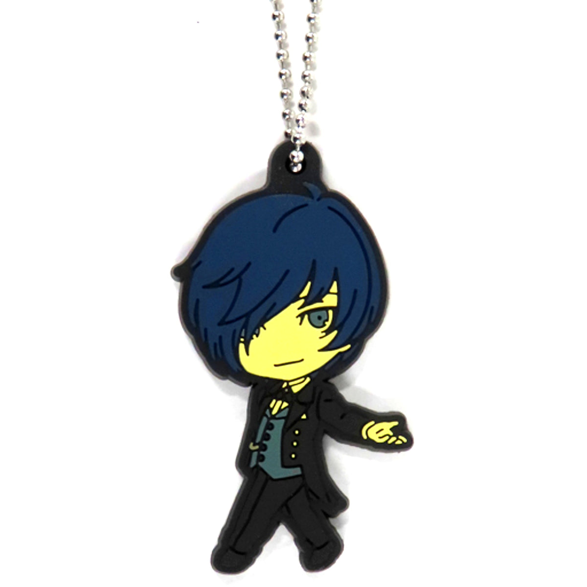 Protagonist Butler Suit Persona 3 Dancing Moon Night Nendoroid Plus Capsule Rubber Keychain [USED]