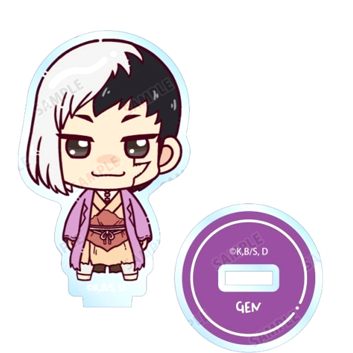 Gen Asagiri Dr. STONE Trading Chokonto! Acrylic Stand [USED]