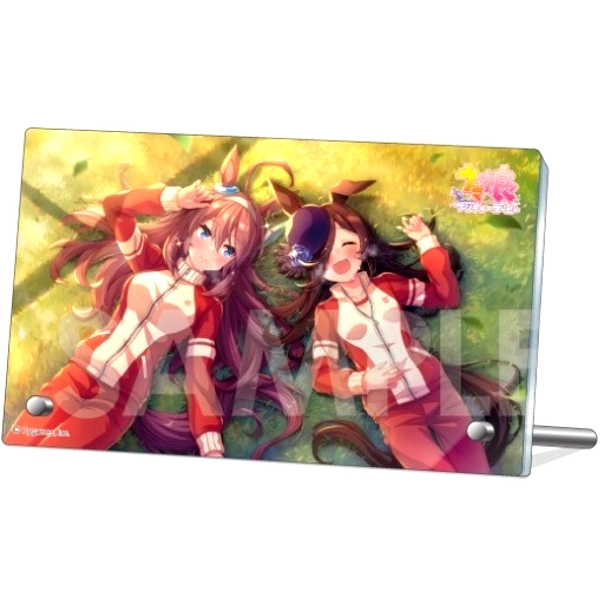 Mihono Bourbon & Rice Shower 2. Acrylic Plate Vol. 3 Umamusume: Pretty Derby [USED]