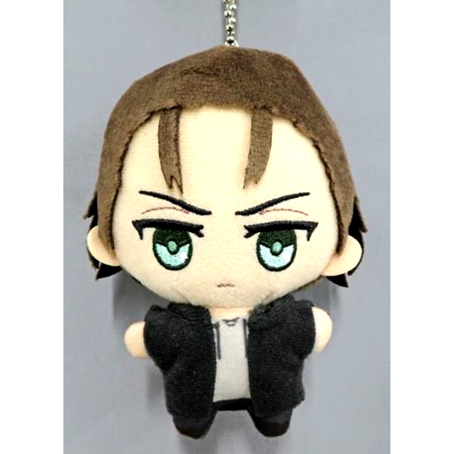 Eren Yeager Attack on Titan Chibi Plush Mascot Ball Chain [USED]