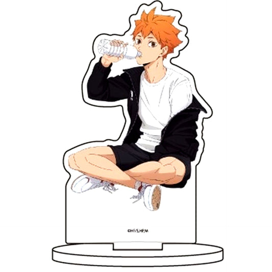 01. Shoyo Hinata Relax Ver. - Newly Drawn Character Acrylic Figure Haikyu!! POP UP STORE in A3STORE [USED]
