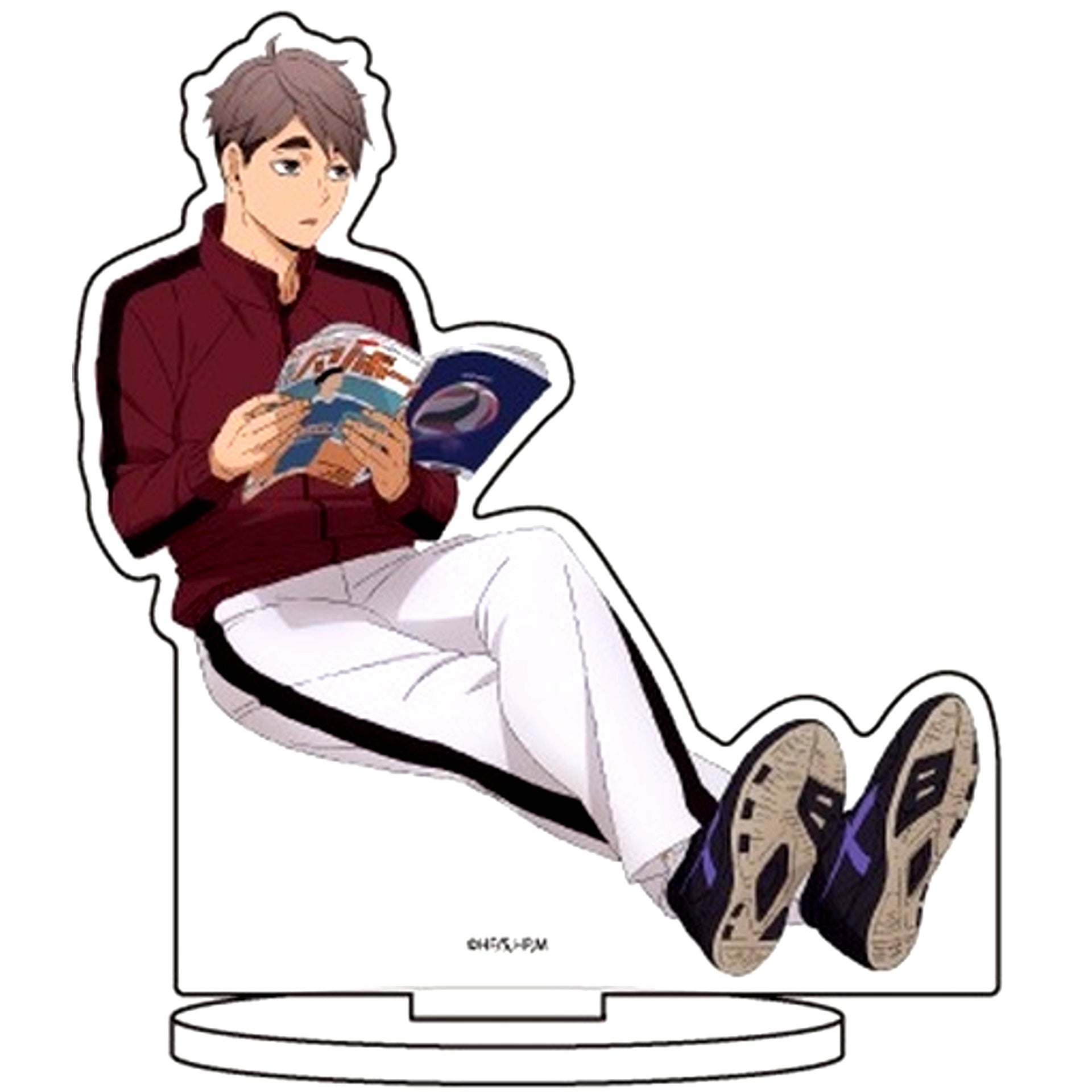08. Osamu Miya Relax Ver. - Newly Drawn Character Acrylic Figure Haikyu!! POP UP STORE in A3STORE [USED]