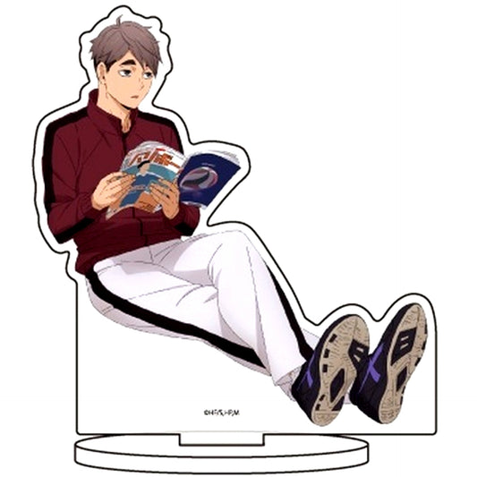 08. Osamu Miya Relax Ver. - Newly Drawn Character Acrylic Figure Haikyu!! POP UP STORE in A3STORE [USED]