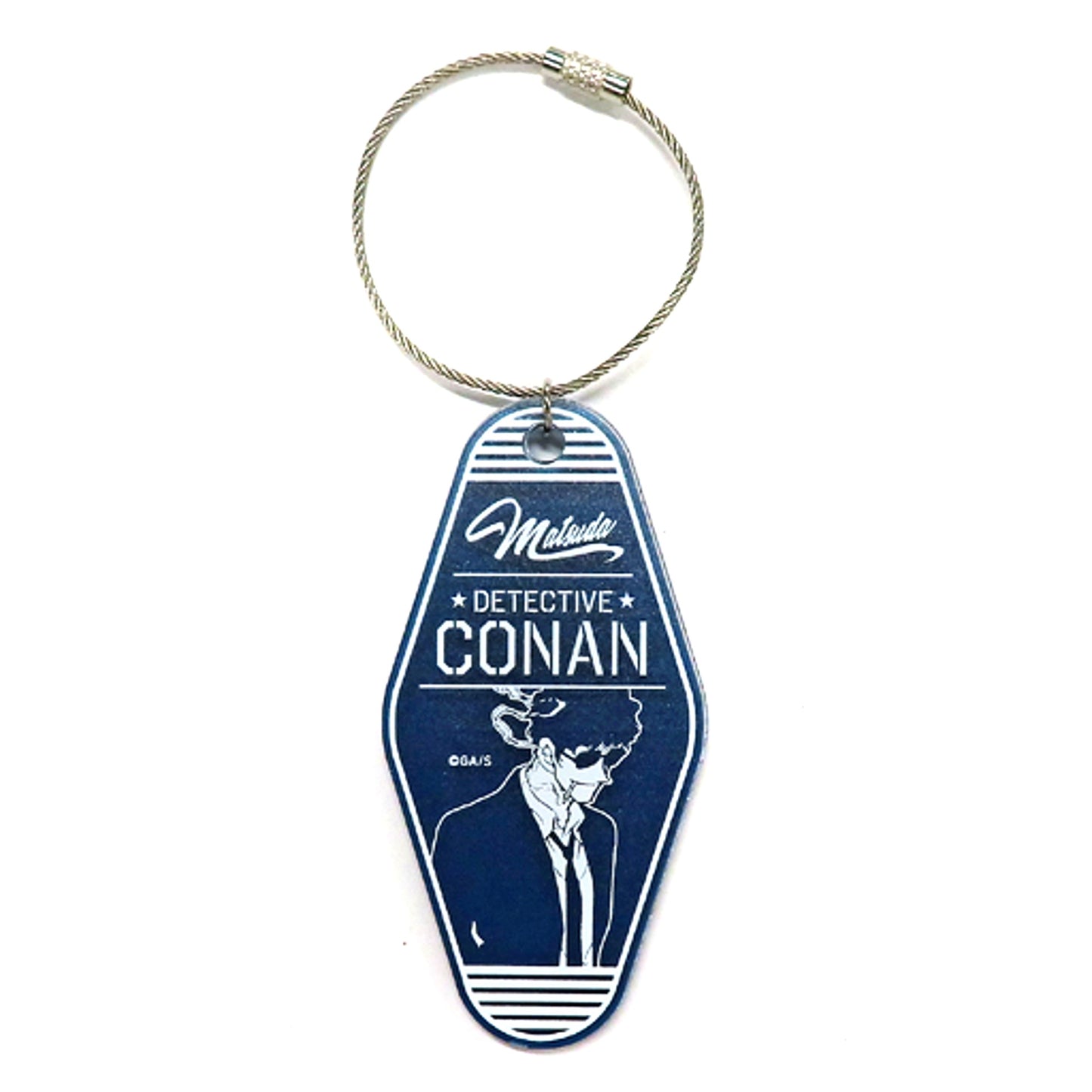 Jinpei Matsuda Detective Conan Room Keychain Blue Conan Detective Agency Goods [USED]