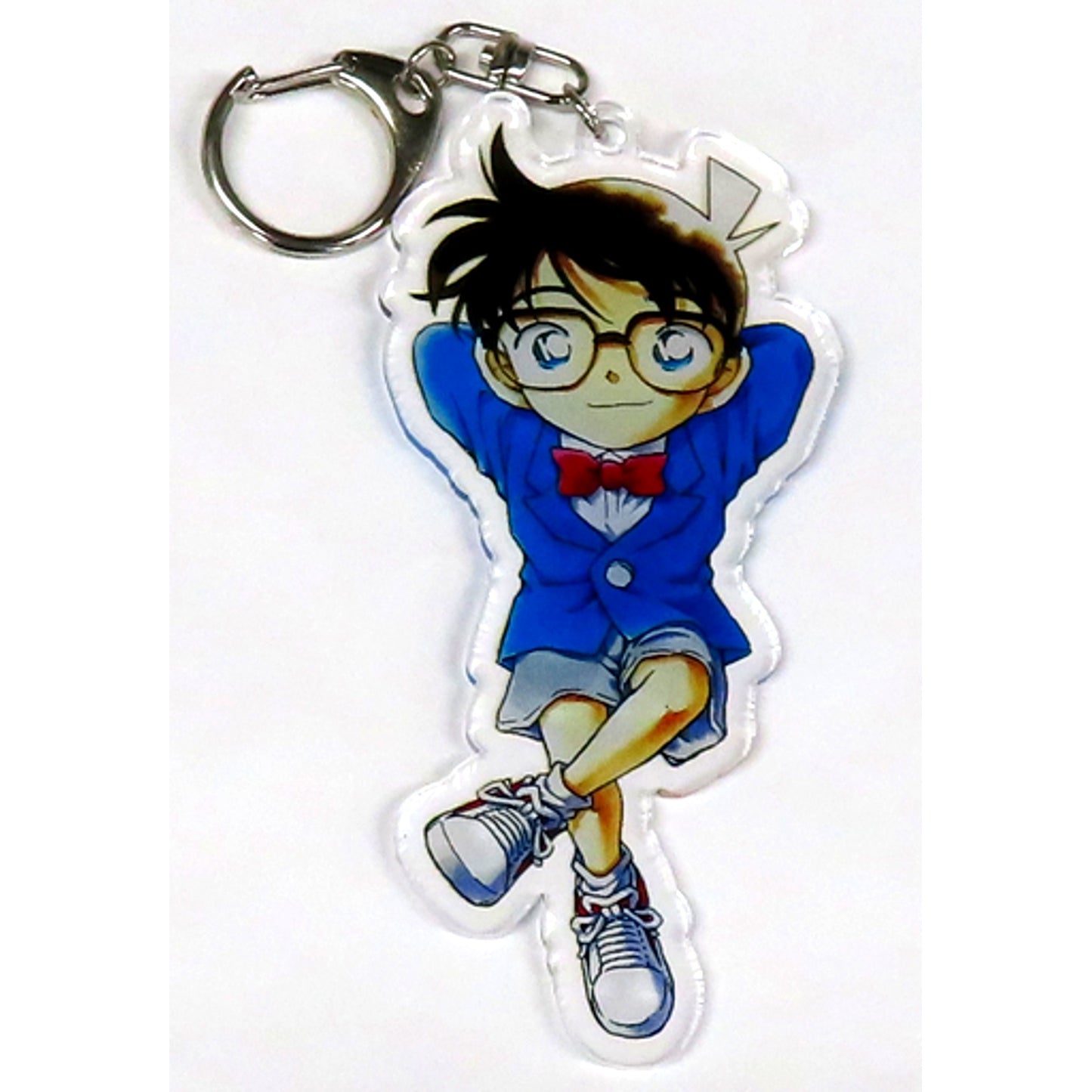 Conan Edogawa Detective Conan Die-cut Acrylic Keychain Conan Tanteisha Goods [USED]