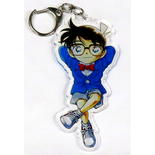 Conan Edogawa Detective Conan Die-cut Acrylic Keychain Conan Tanteisha Goods [USED]
