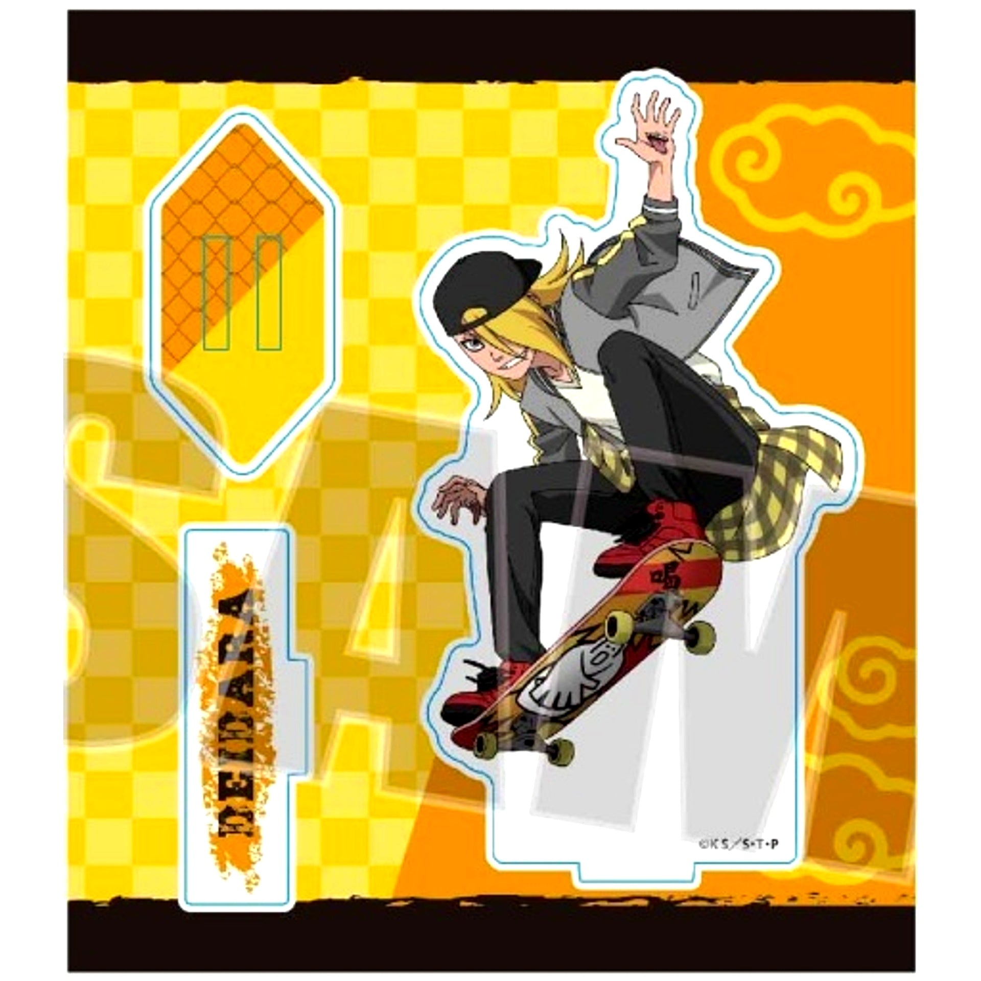 Deidara Skater Ver. Acrylic Stand Naruto Shippuden [USED]