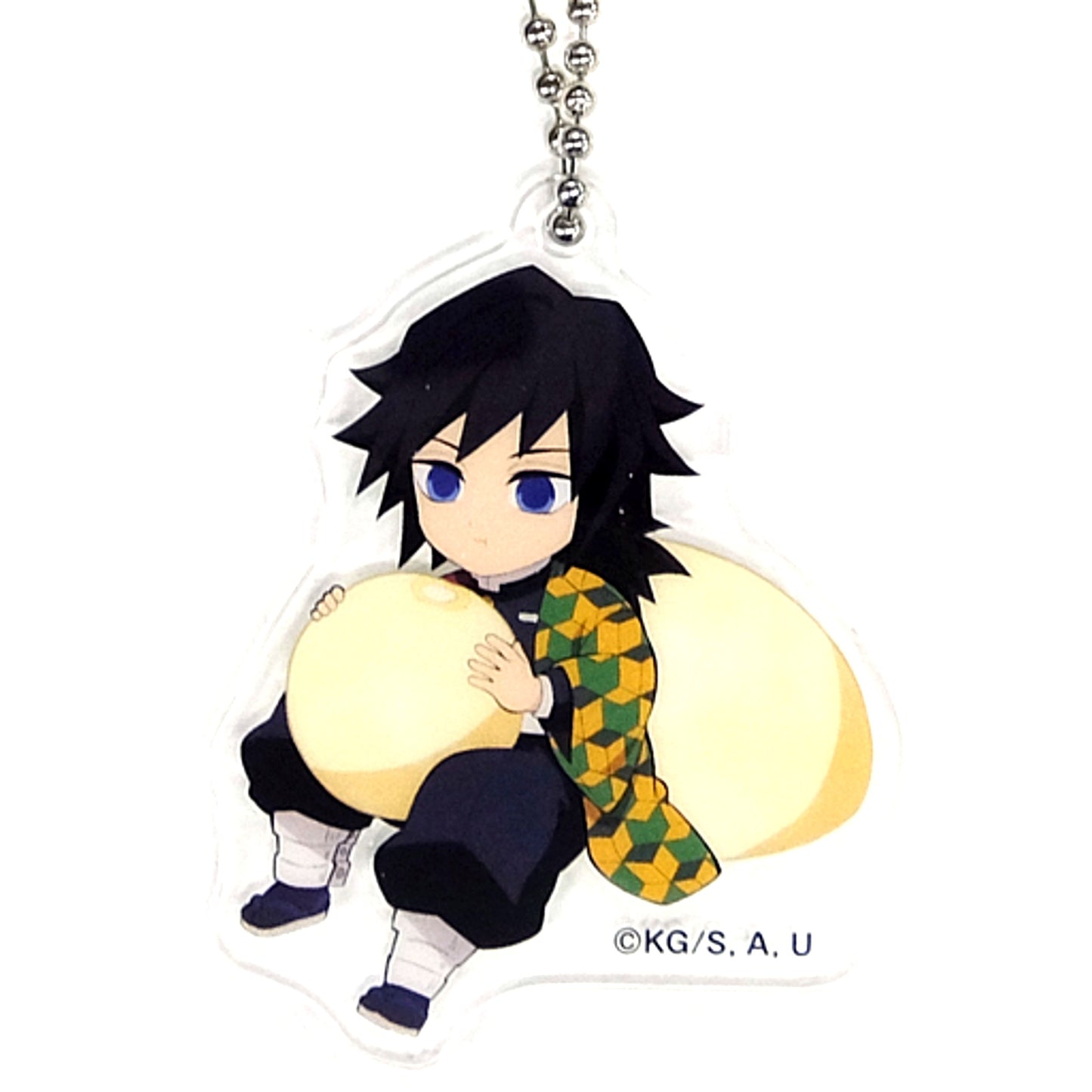 Giyu Tomioka Demon Slayer Kimetsu no Yaiba Lawson Acrylic Keychain Sweets [USED]