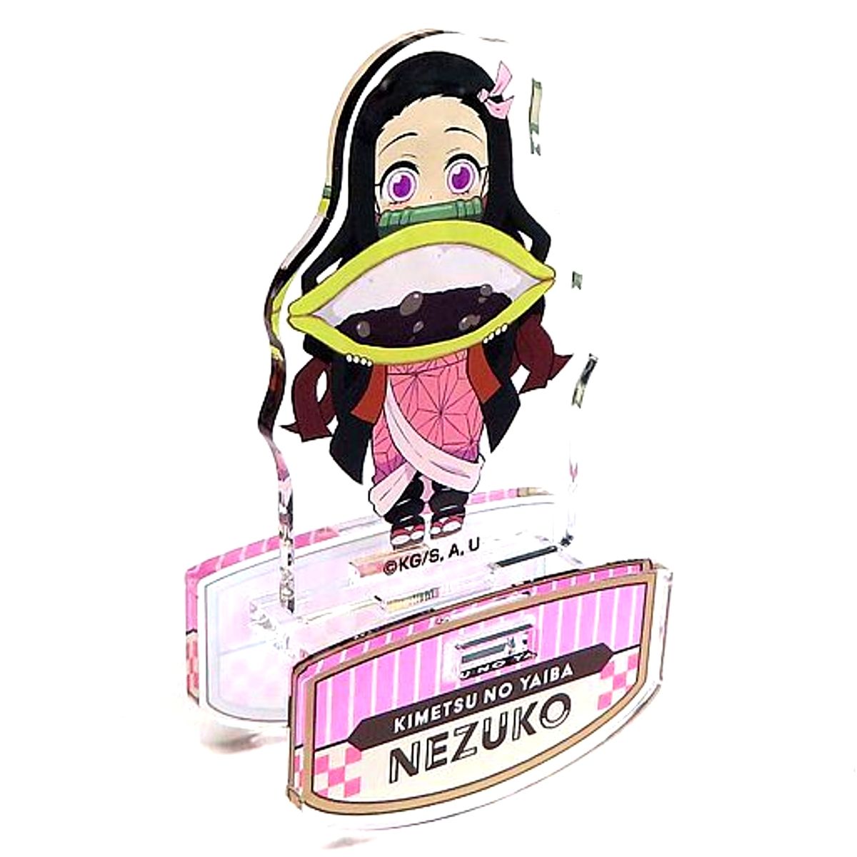 Nezuko Kamado Demon Slayer: Kimetsu no Yaiba X Lawson Yura Yura Acrylic Stand Sweets [USED]