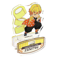 Demon Slayer: Kimetsu no Yaiba x Lawson Zenitsu Agatsuma Swing Acrylic Stand Sweets Acrylic Stands [USED]
