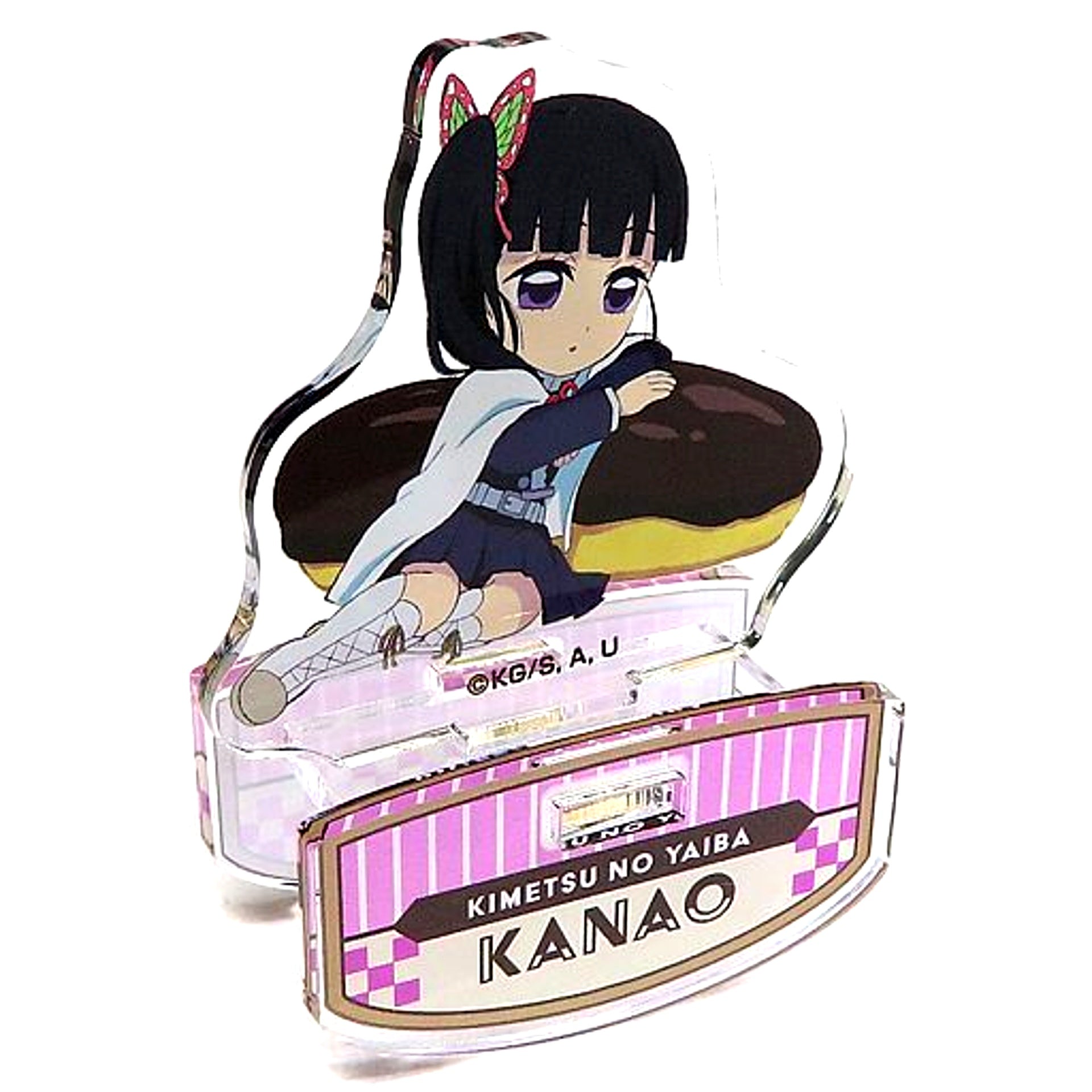 Kanao Tsuyuri Demon Slayer: Kimetsu no Yaiba x Lawson Yura Yura Acrylic Stand - Sweets [USED]