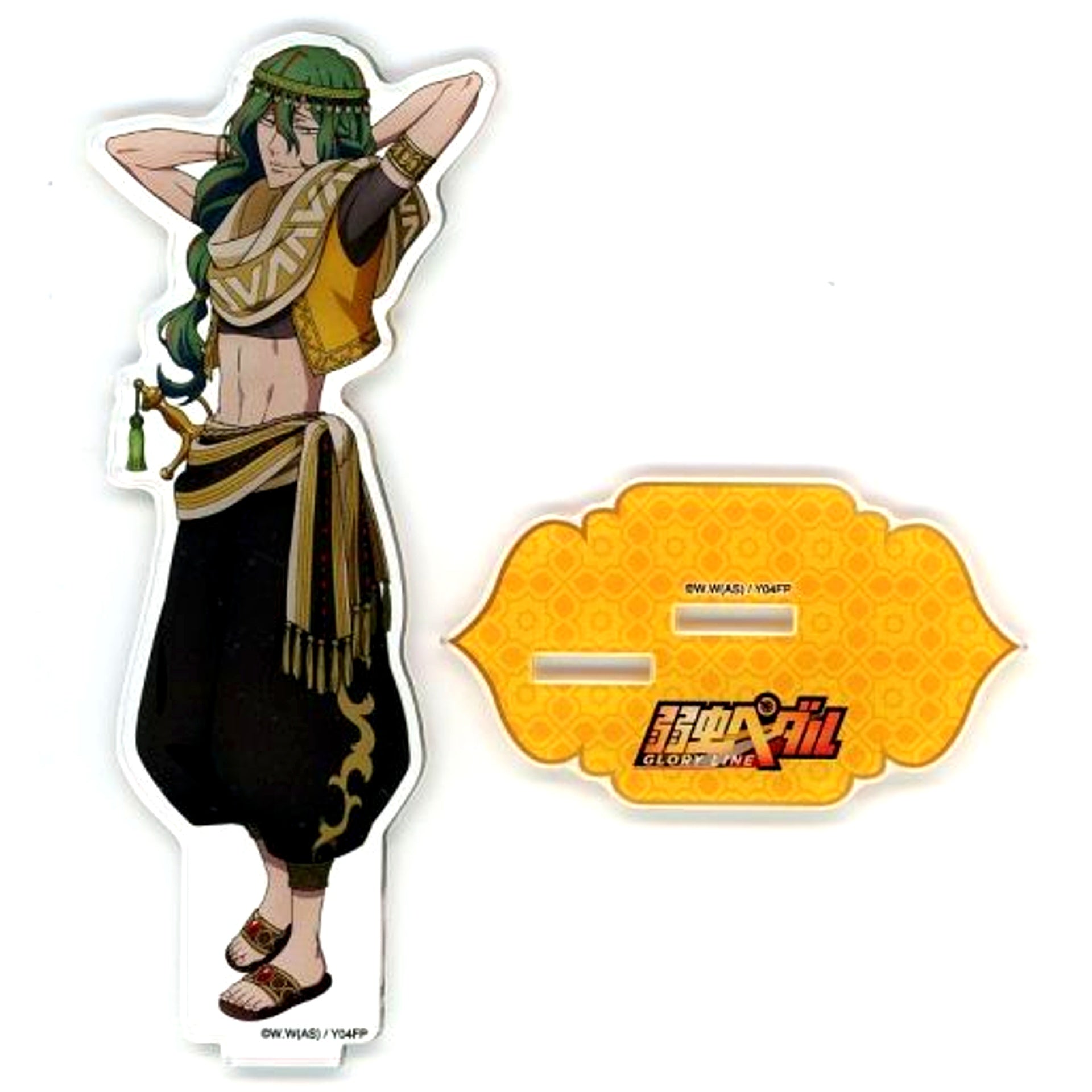 Yusuke Makishima Arabian Yowamushi Pedal GLORY LINE x COLLABO CAFE HONPO Life-size Acrylic Stand [USED]