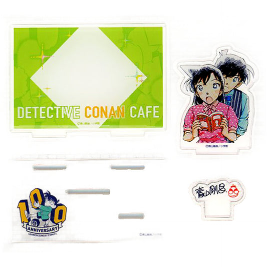 Shinichi Kudo Mori Ran Detective Conan Acrylic Diorama Detective Conan Cafe 100th Volume Commemorative Project Exclusive [USED]