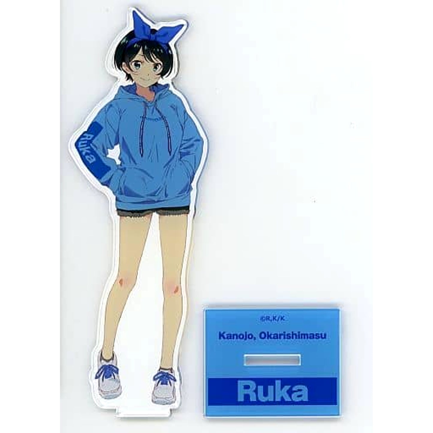 Rent-A-Girlfriend Ruka Sarashina Acrylic Stand Hoodie ver. Collaboration with Atre Akihabara Acrylic Stands [USED]