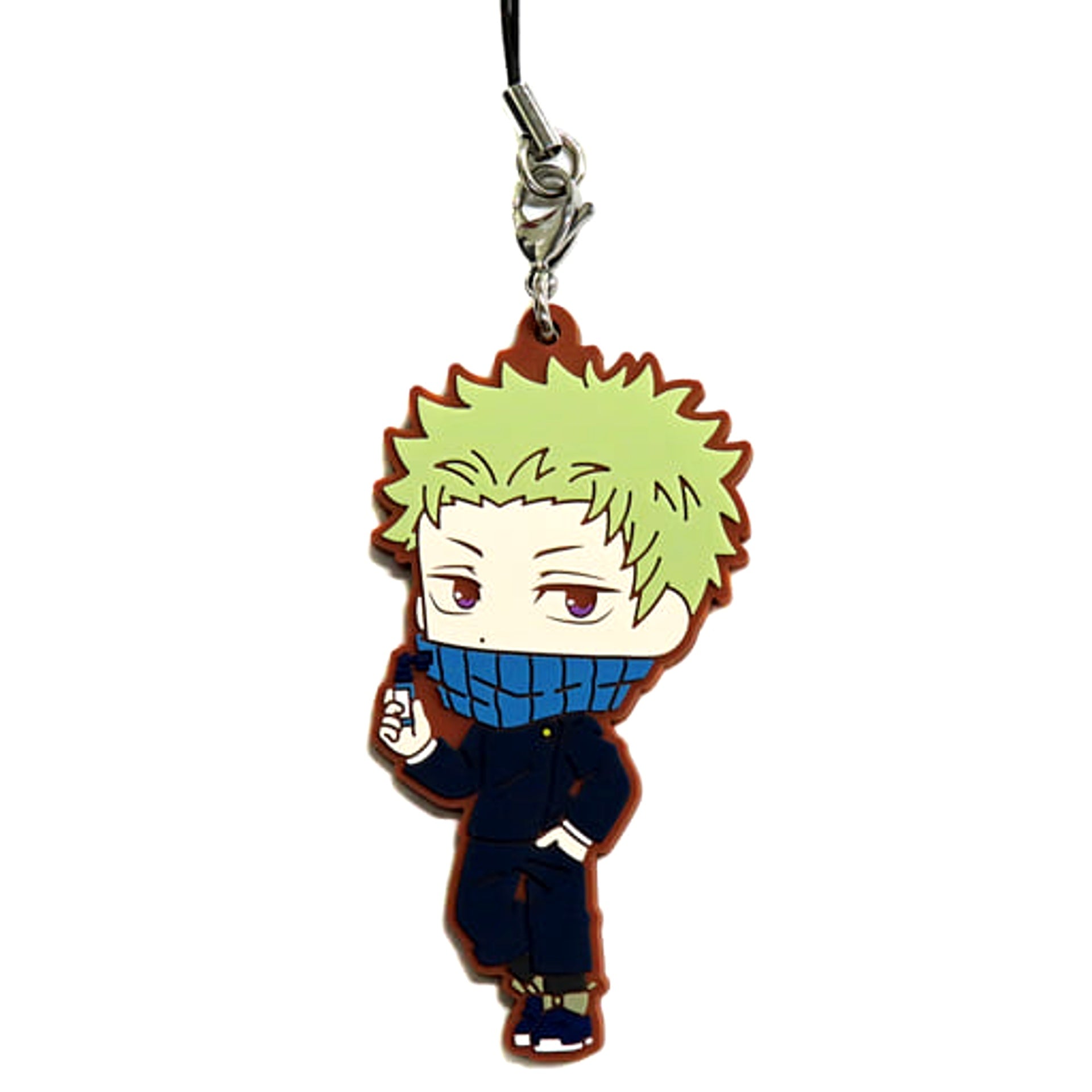 Jujutsu Kaisen 0 Toge Inumaki Ichiban Kuji Rubber Charm Kyunchara Illustrations Prize J Keychains [USED]