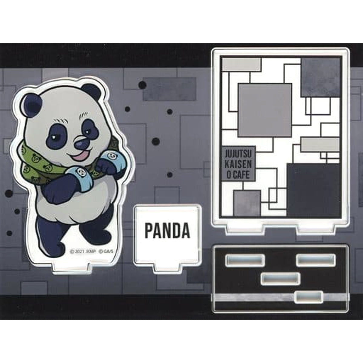Jujutsu Kaisen 0 Cafe Panda Mini Character Acrylic Stand Acrylic Stands [USED]