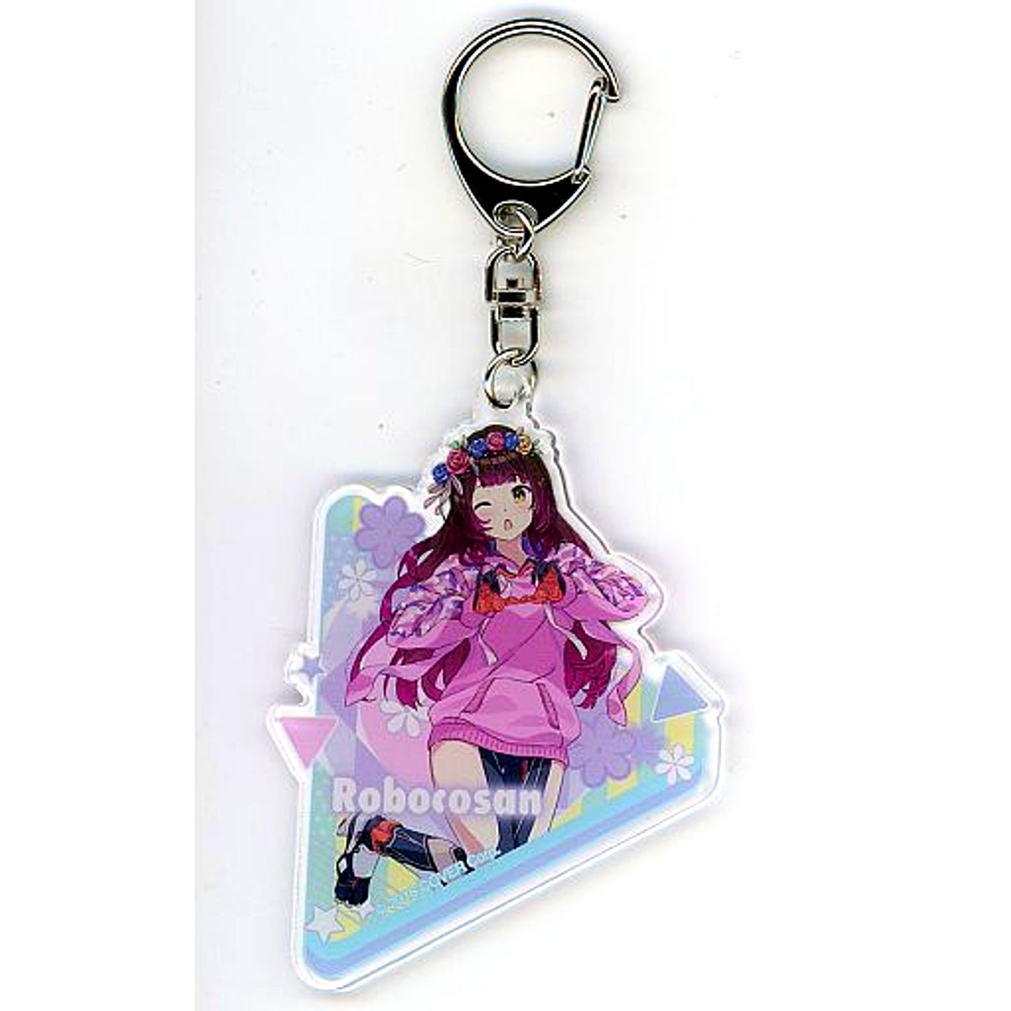Roboco-san Hololive Trading Acrylic Keychain JOYPOLIS LOVELY PARTY Hololive de PON! Middle Prize [USED]