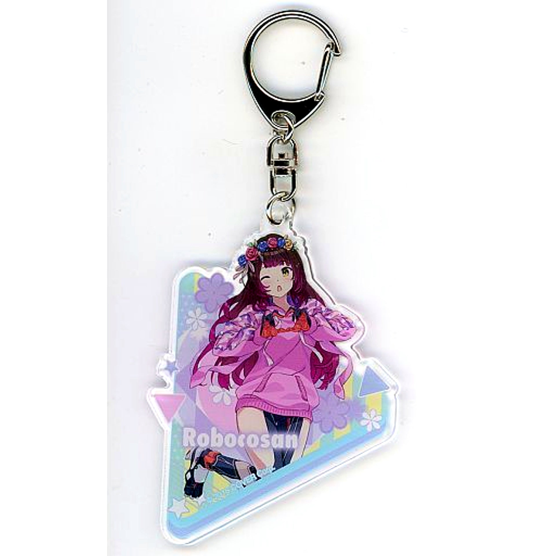 Roboco-san Hololive Trading Acrylic Keychain JOYPOLIS LOVELY PARTY Hololive de PON! Middle Prize [USED]