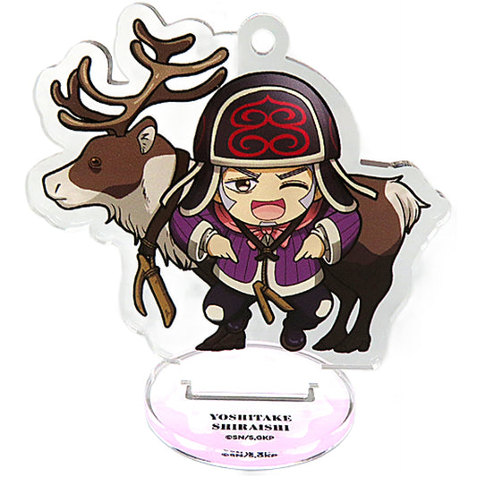 Shiraishi Yoshitake Golden Kamuy Chibi Character Random Acrylic Stand Keychain Universal Limited [USED]