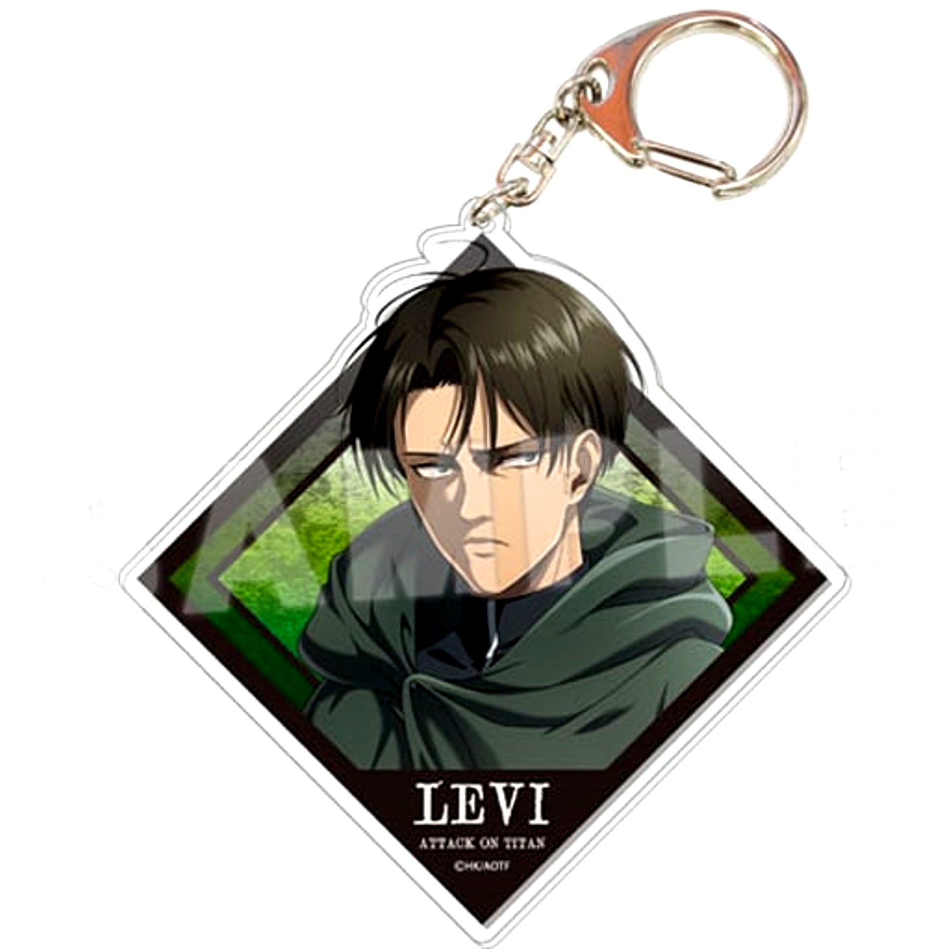 02 Levi Attack on Titan The Final Season Deka Acrylic Keychain [USED]