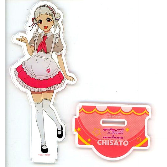 Chisato Arashi Acrylic Stand Figure Love Live! Superstar!! x Sweets Paradise [USED]
