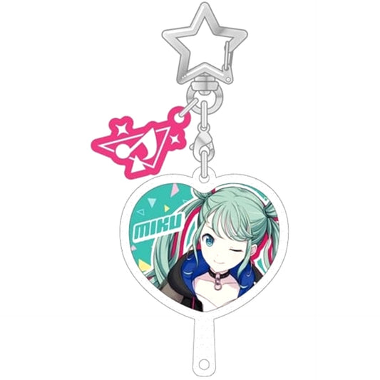 Hatsune Miku: Colorful Stage! Hatsune Miku Street SEKAI Furufure Uchiwa Charm Collection Vol.2 Charm [USED]