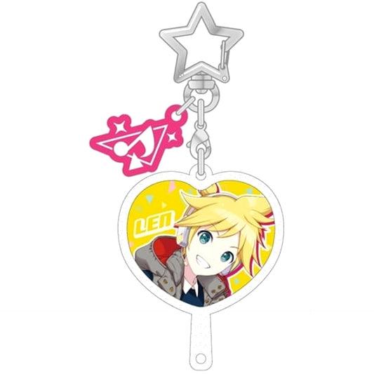 Hatsune Miku: Colorful Stage! Kagamine Len Street SEKAI Furufure Uchiwa Charm Collection Vol.3 Charm [USED]