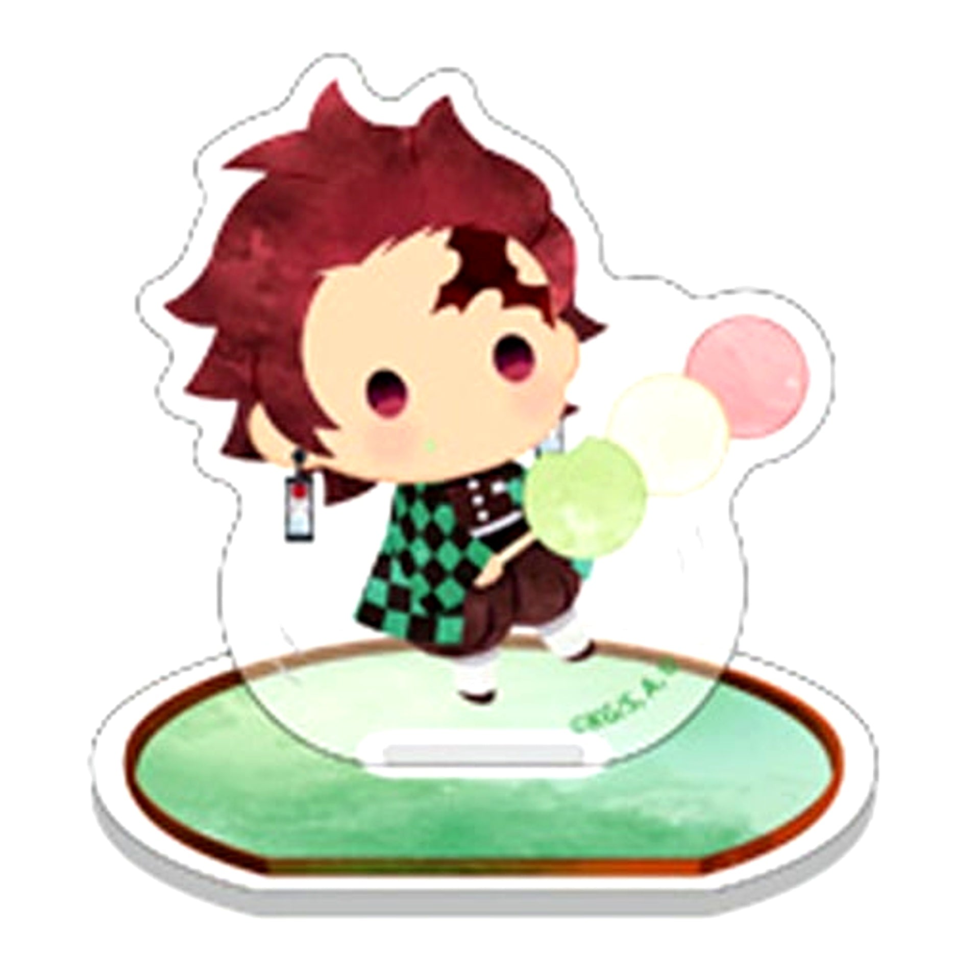 Tanjiro Kamado Demon Slayer Yurafuwa Random Mini Acrylic Mascot Wagashi Ver Vol 1 [USED]