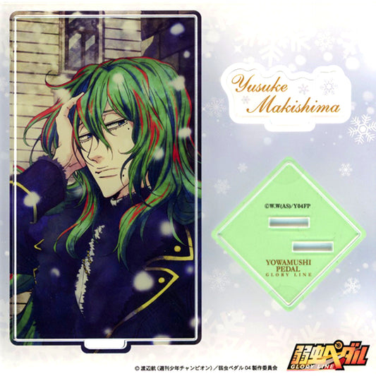 Yusuke Makishima Visual Acrylic Stand Bonus for Yowamushi Pedal Glory Line Memorial Set 2017 Climbers Winter Snow [USED]