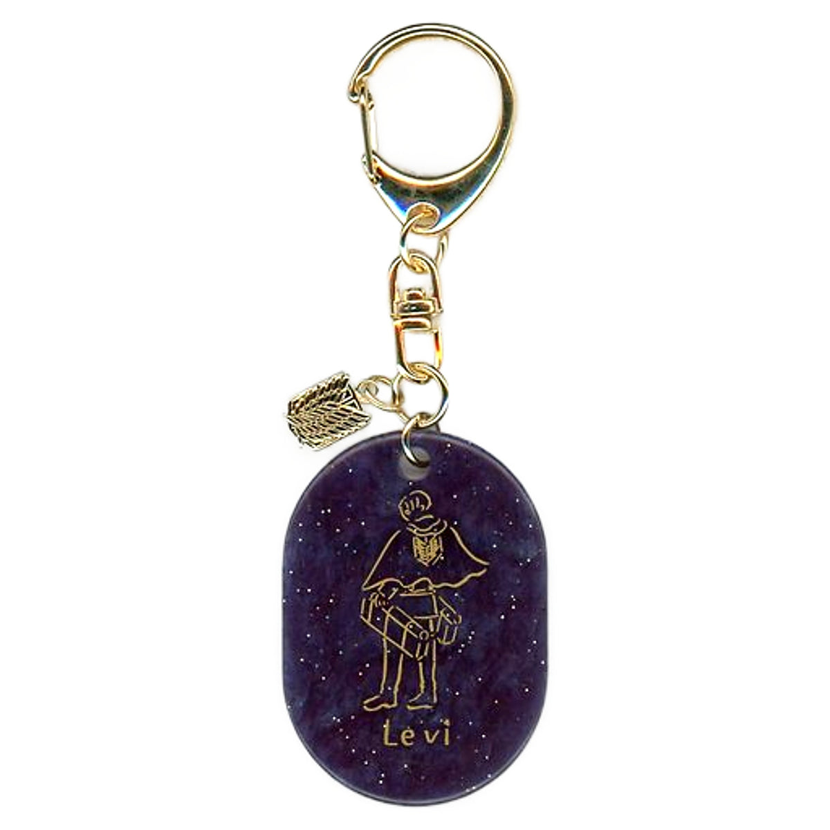 Attack on Titan X Inori Kito X Ani-cyu Levi Ackerman Keychain ANIMATION ADDICT STORE Limited Keychains [USED]
