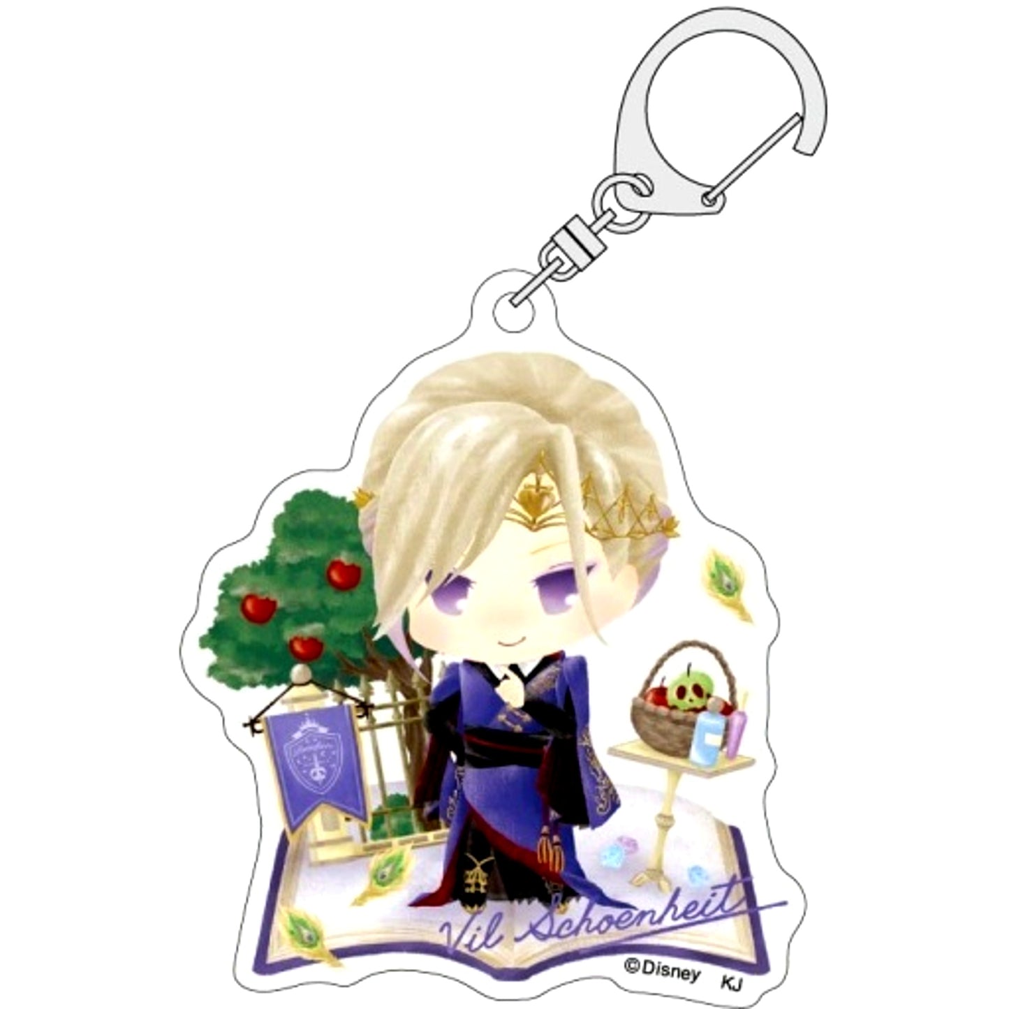 Vil Schoenheit Disney Twisted-Wonderland Trading Acrylic Keychain [USED]